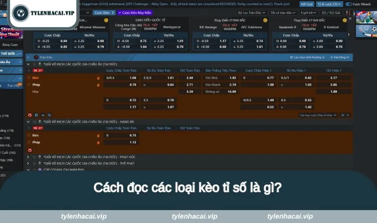 keo ti so la gi 2 Cách đọc các loại kèo tỉ số là gì?