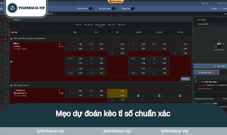 keo ti so la gi 4 Mẹo dự đoán kèo tỉ số chuẩn xác
